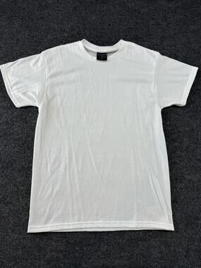 Rivers' End Shirt Mens Small White Solar Shield UV Protection Made USA Crewneck